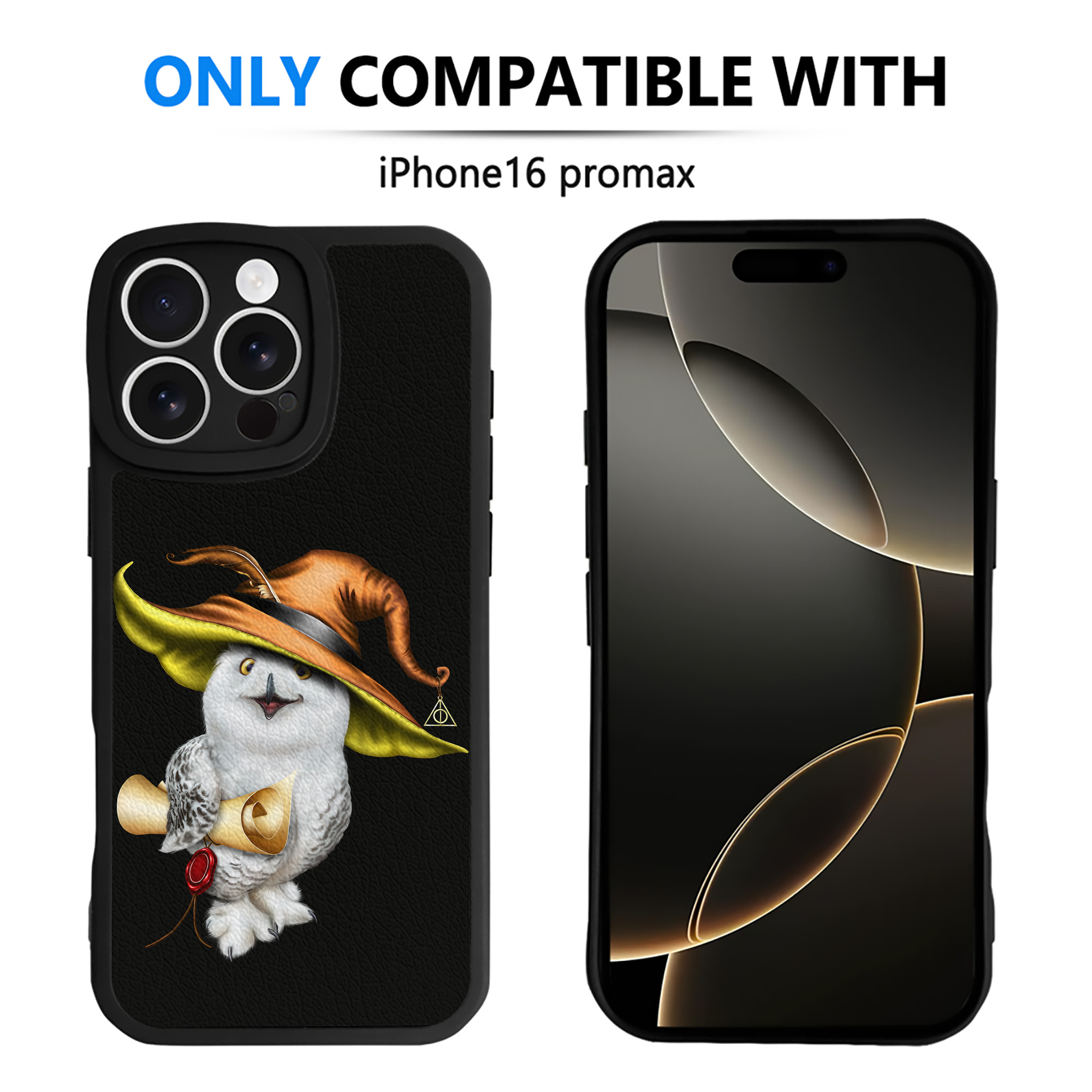 （画像用） Harry Potter ハリー・ポッターシリーズ 【iPhone 16シリーズ対応】シリコンスマホケース（レザー調） 材質：シリコン